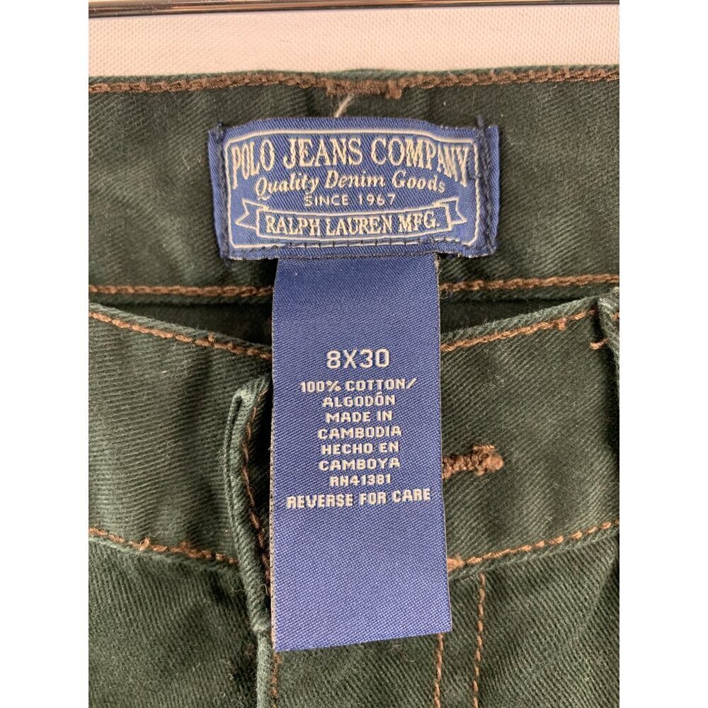 Women's Vintage Ralph Lauren Black Denim Jeans Size 8x30 - Picture 3 of 6